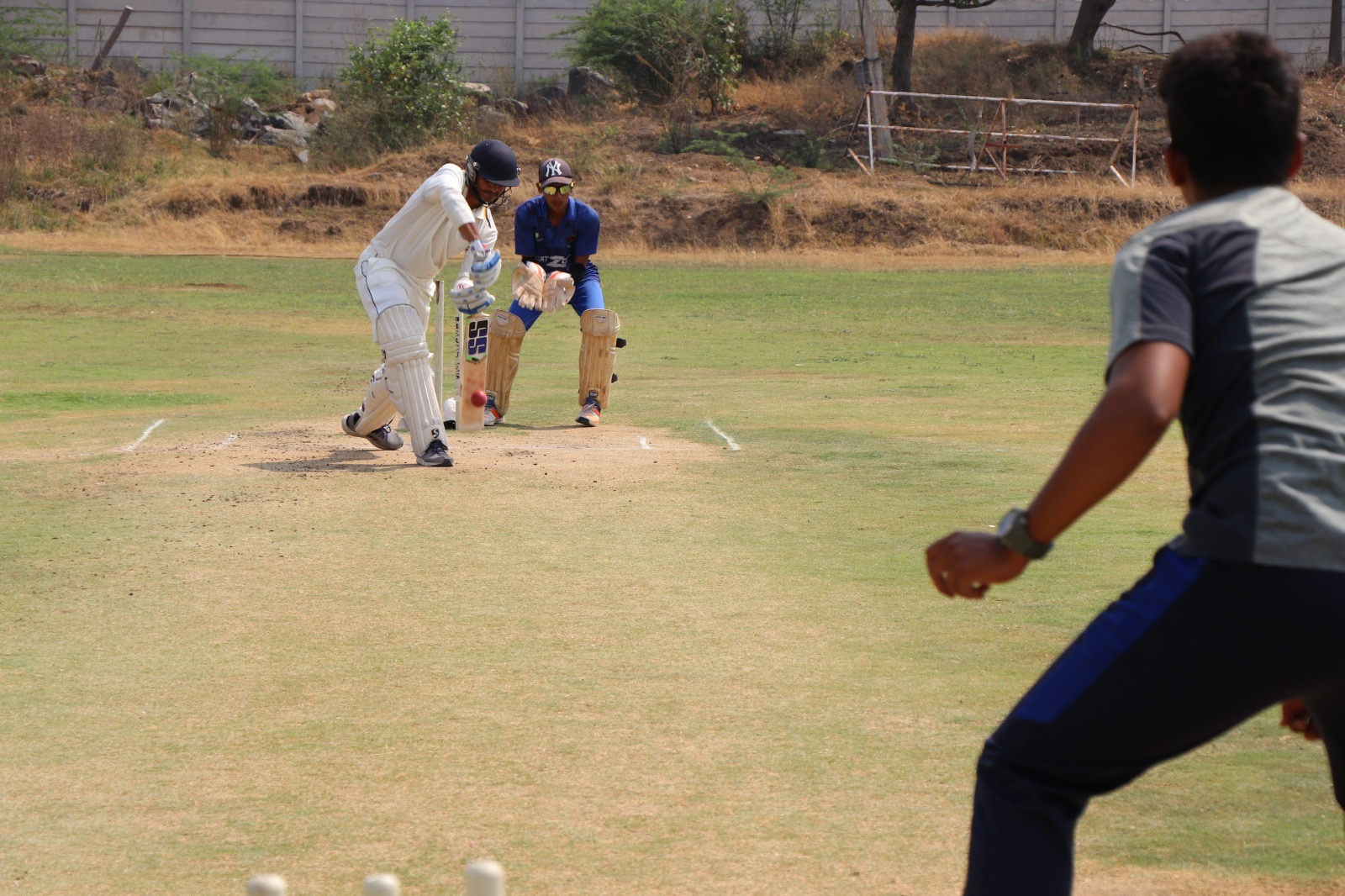 Batting action at Sportzone